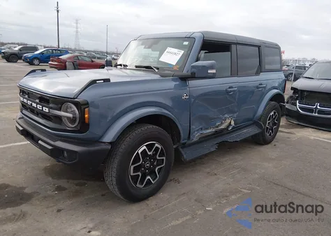 2025 Ford Bronco Outer Banks z USA, uszkodzony, nr VIN 1FMEE8BP0SLA61460